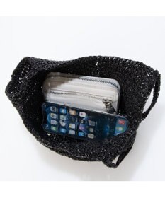 UNBILLION カシュカシュ cachecache / メタリック糸手編みポシェット