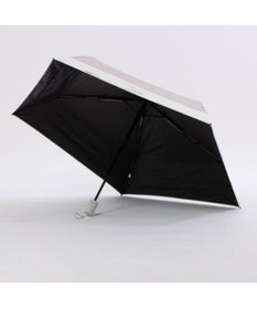 UNBILLION カシュネ cachenez /【晴雨兼用　日傘　UVカット率・遮光率100％生地使用 】PU軽量バイカラー自動開閉折りたたみ傘