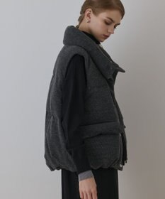 GRACE CONTINENTAL スタンドニットダウンベスト