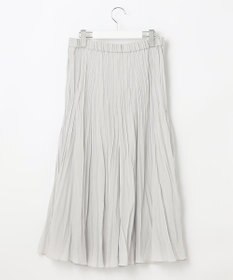 J.PRESS LADIES 【洗える】 スパンボイルワッシャー ランダムプリーツ スカート