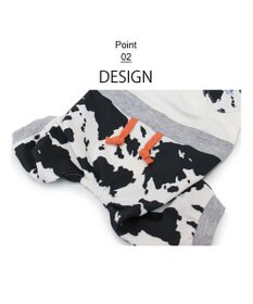 PET PARADISE Ｌｅｅ エコメイド 天竺 ロンパース 《牛柄》 小型犬