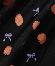 ANY KIDS ラメチュールフレアスカート