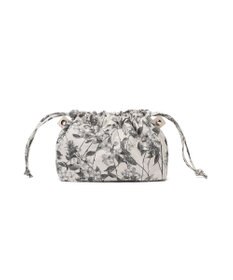 style code 【MERCURYDUO/マーキュリーデュオ】軽量メッシュ　花柄巾着付ミニトートバッグ