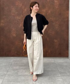 UNFILO L シアーワイドパンツ