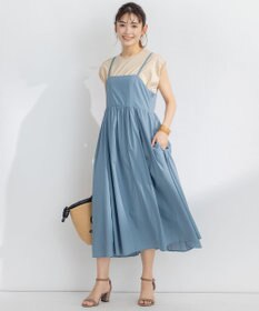 組曲 L 【洗える】バックパールフレアカットソー