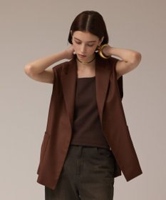 GRACE CONTINENTAL チュールオーバーベスト