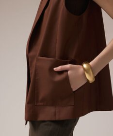 GRACE CONTINENTAL チュールオーバーベスト