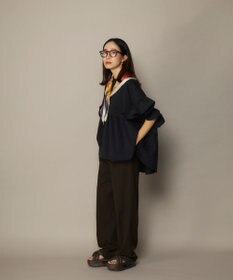 OP／FILA 【Ocean Pacific】らくティブ｜ティアード袖フレアカットソー