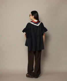 OP／FILA 【Ocean Pacific】らくティブ｜ティアード袖フレアカットソー