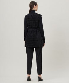 ICB ダイヤカットジャカードブラウス