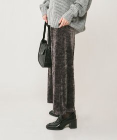 GRACE CONTINENTAL クラッシュベロアロングスカート