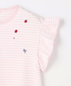 組曲 KIDS 【150-160㎝】 フルーティーボーダーTシャツ