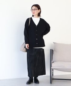 AMERICAN HOLIC 【WEB限定】バイパチVネックルーズカーディガン