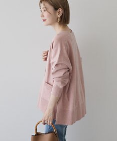 AMERICAN HOLIC 【WEB限定】バイパチVネックルーズカーディガン