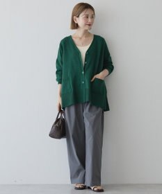 AMERICAN HOLIC 【WEB限定】バイパチVネックルーズカーディガン