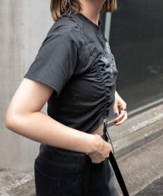 WEGO バタフライドロストラインストーンT