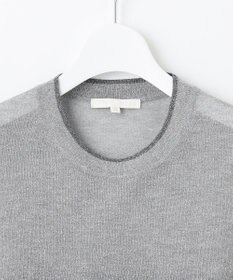 自由区 【カタログ掲載・アンサンブル対応・洗える】ラメシアープルオーバー ニット