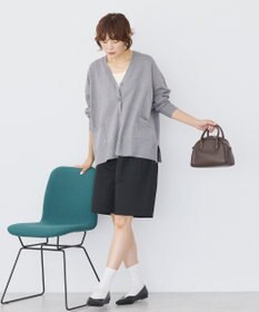 AMERICAN HOLIC 【WEB限定】バイパチVネックルーズカーディガン