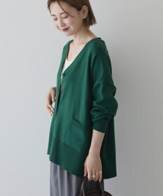 AMERICAN HOLIC 【WEB限定】バイパチVネックルーズカーディガン