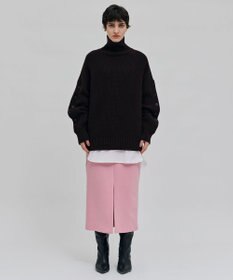 BEIGE， 【Precious 2月号掲載】LAC / 2WAYストレッチIラインスカート