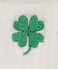 WEGO 刺繍アンクルパイルソックス