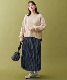 ANY レーシーモールニット