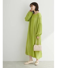 Green Parks ・ｆｕｒｒｙ　ｒａｔｅ　バックレースアップワンピース