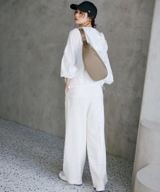 TOPKAPI 【Breath TOPKAPI】Freely フリーリー ナイロン ロゴテープ  ラウンド ショルダーバッグ