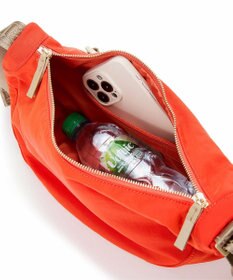 TOPKAPI 【Breath TOPKAPI】Freely フリーリー ナイロン ロゴテープ  ラウンド ショルダーバッグ