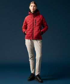 JOSEPH ABBOUD MOUNTAIN 【ストレッチ/軽量/パッカブル/ライナードッキング対応】2WAYストレッチダウンパーカー