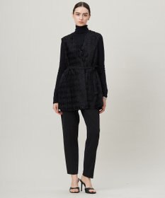 ICB ダイヤカットジャカードブラウス