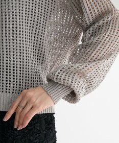 Green Parks メッシュニットパーカー