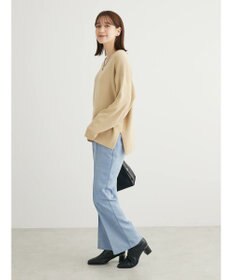 Green Parks 洗える　ミラノリブ編みニットプルオーバー