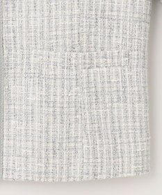 J.PRESS LADIES ファンシーツイード ノーカラー ジャケット