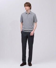 J.PRESS MEN 【オンオフ対応】シルクコットン ニットポロシャツ