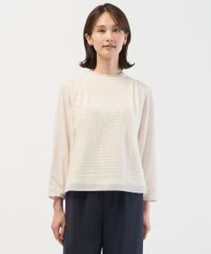 J.PRESS LADIES L レースコンビ カットソー