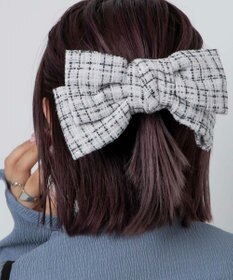 WEGO L柄リボンバレッタ