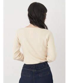 earth music&ecology ツイストリブラメニットプルオーバー