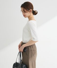 Green Parks ５分袖テレコリブプルオーバー