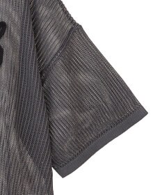 Green Parks テープロゴ透かしニットプルオーバーⅡ