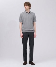 J.PRESS MEN 【オンオフ対応】シルクコットン ニットポロシャツ
