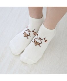 Mother garden しろたん スニーカー丈ソックス 3足セット 21~24cm 《顔ぼんアイス/お友達カラフル/お友達フェイス》