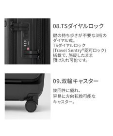 ACE BAGS & LUGGAGE ace. トルク スーツケース 63/78L A4/15.6インチPC収納 ガーメントケース付 09092 エース