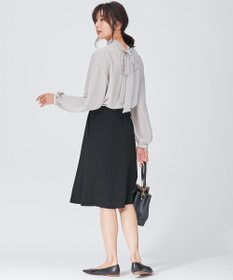 23区 トリアセダブルジョーゼット スカート