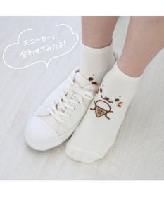 Mother garden しろたん スニーカー丈ソックス 3足セット 21~24cm 《顔ぼんアイス/お友達カラフル/お友達フェイス》