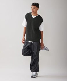 UNFILO MENS レザーライクカーゴパンツ [23年秋冬商品]