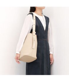 UNBILLION カシュカシュ cachecache / シボフェイクレザーソフトホーボーバッグ