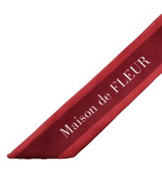 Maison de FLEUR チェリー柄プリントスカーフ