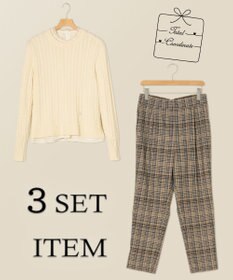 ONWARD Reuse Park 3セット商品/サイズ2【組曲】ニット秋冬×ブラウス秋冬×パンツ秋冬