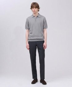 J.PRESS MEN 【オンオフ対応】シルクコットン ニットポロシャツ